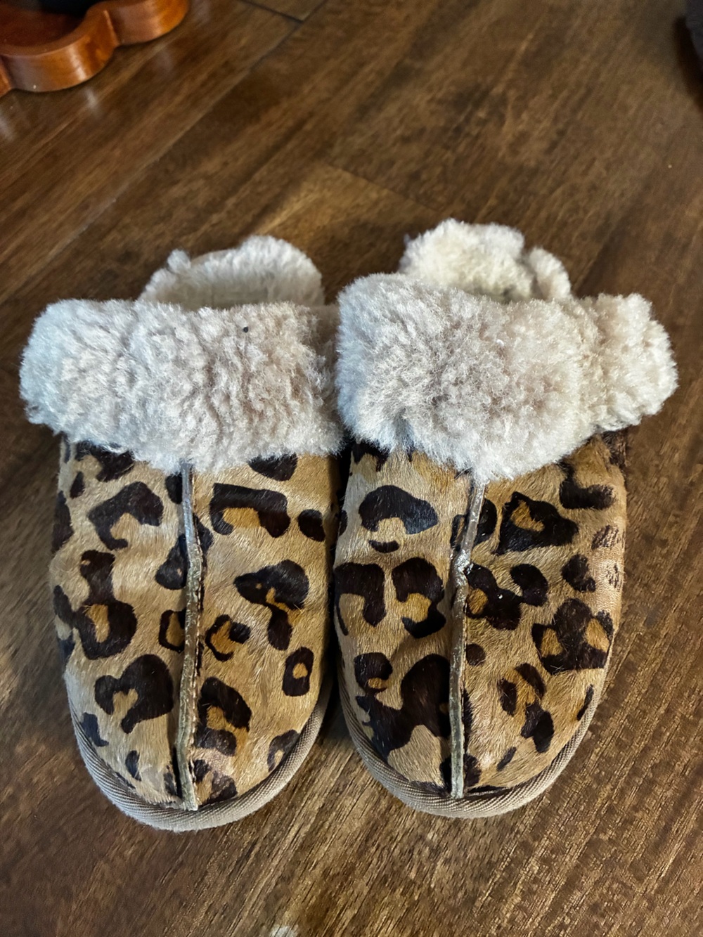 Ugg leopard scufette slippers